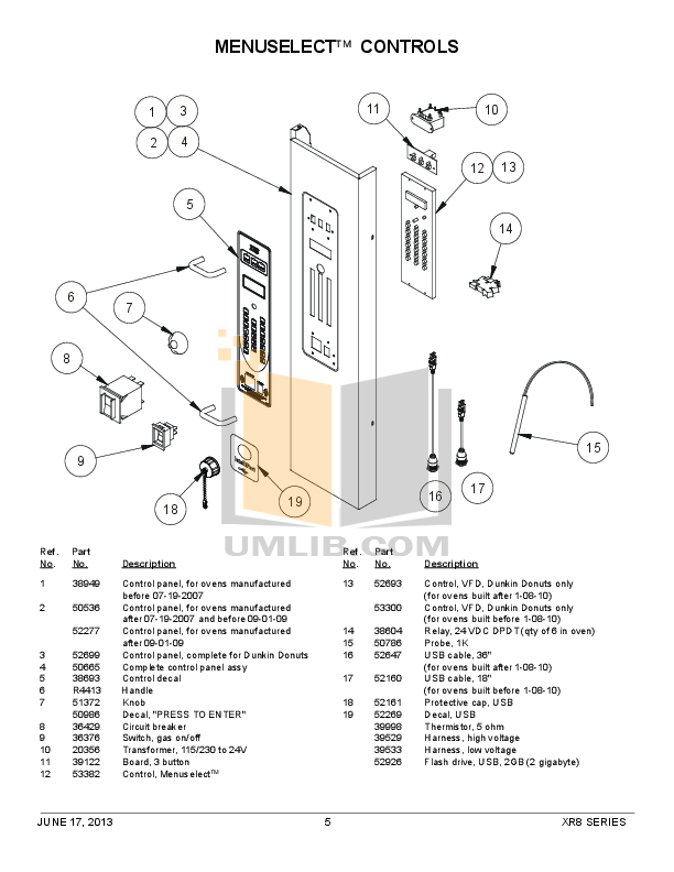 PDF manual for Blodgett Oven XR8G