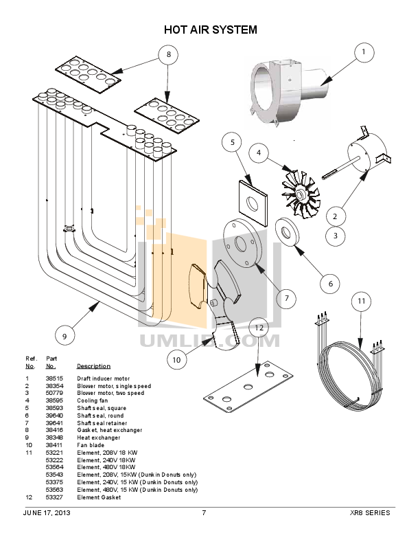 PDF manual for Blodgett Oven XR8G