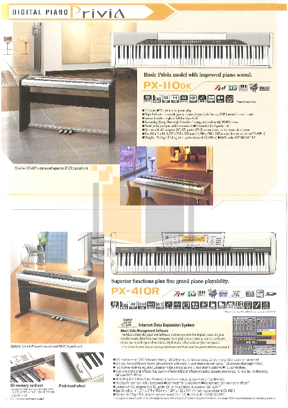 PDF manual for Casio Music Keyboard CTK-700