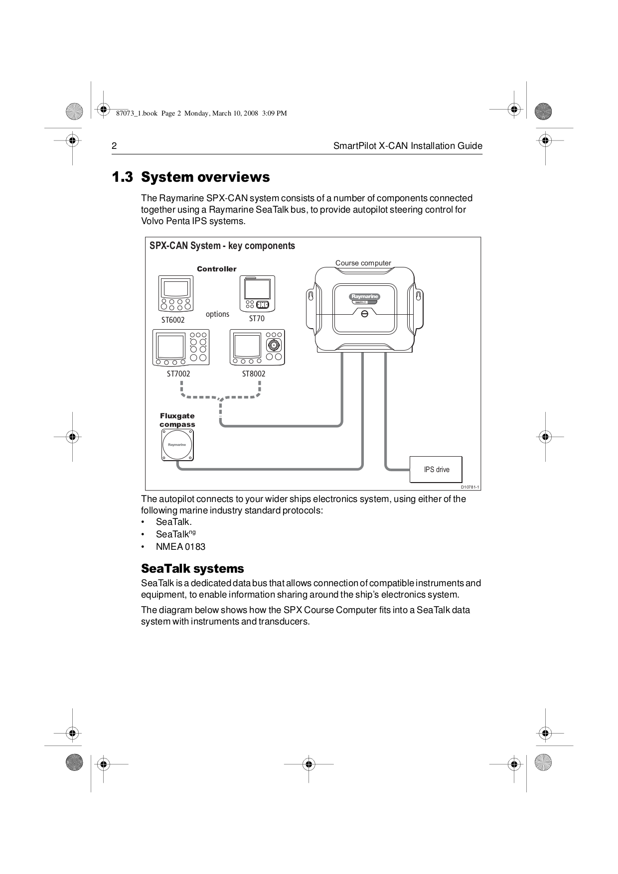 PDF manual for Raymarine Other ST6002 Autopilot Controller