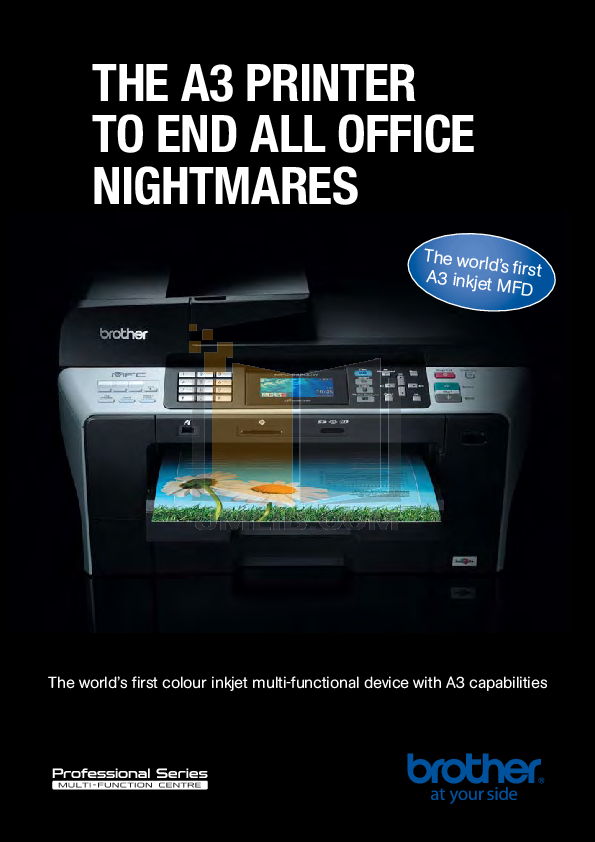 Download free pdf for Brother MFC6490CW Multifunction Printer manual