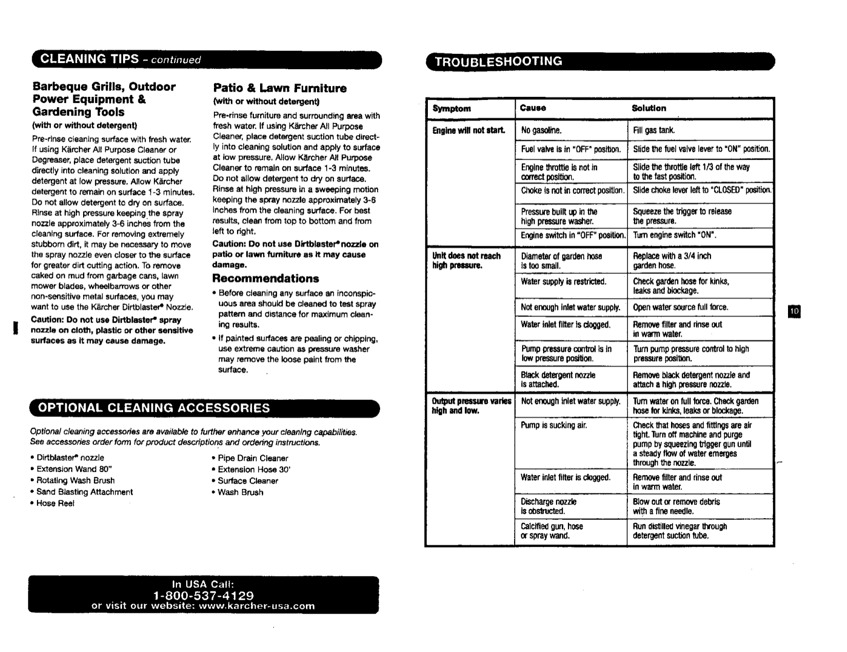 PDF manual for Karcher Other HD 3101 Pressure Washers