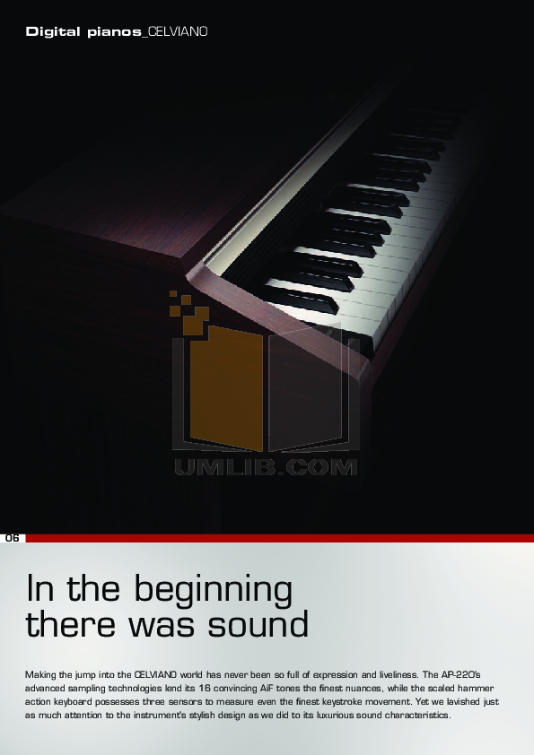 PDF manual for Casio Music Keyboard CTK-800