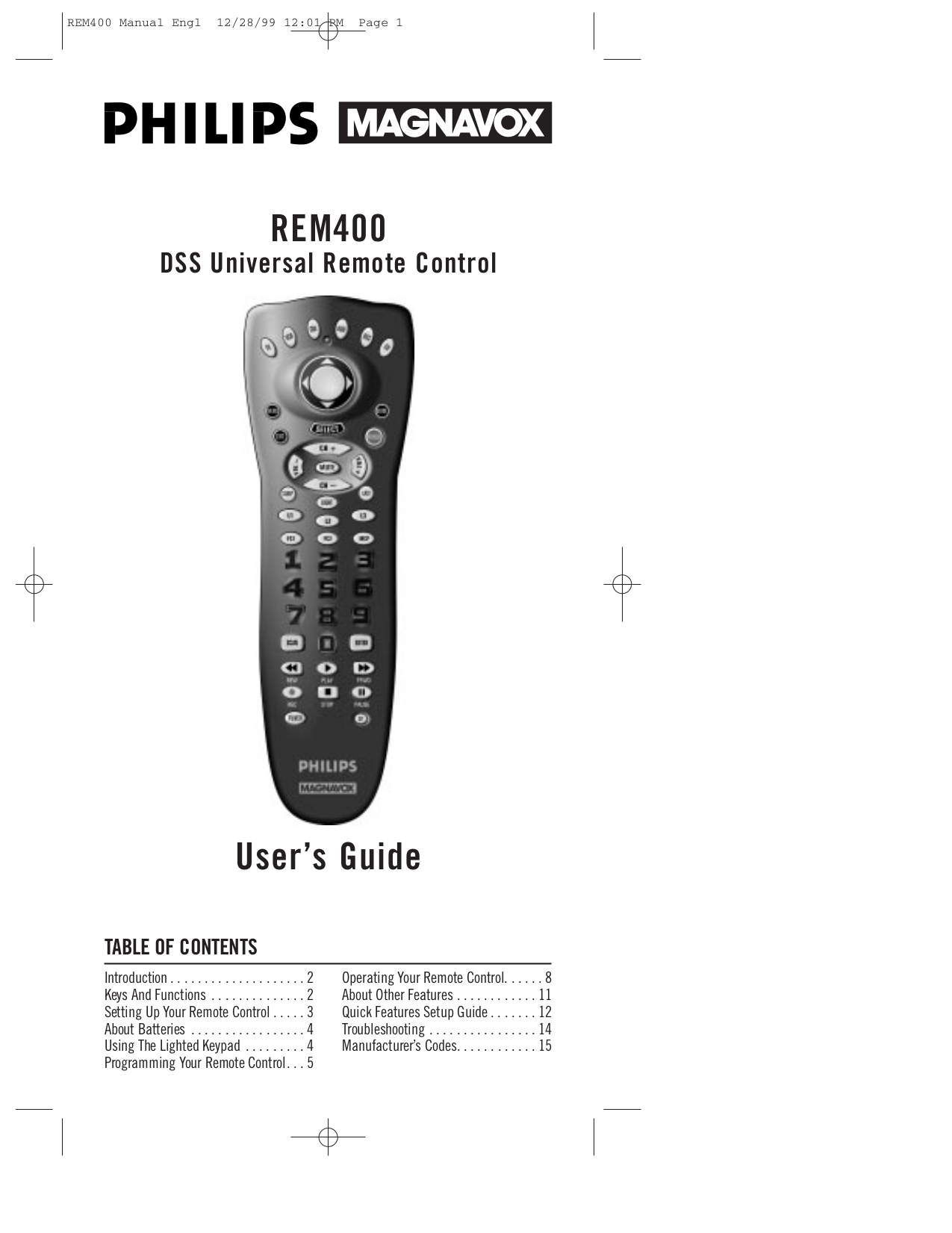 Download free pdf for RCA RCU510 Remote Control manual