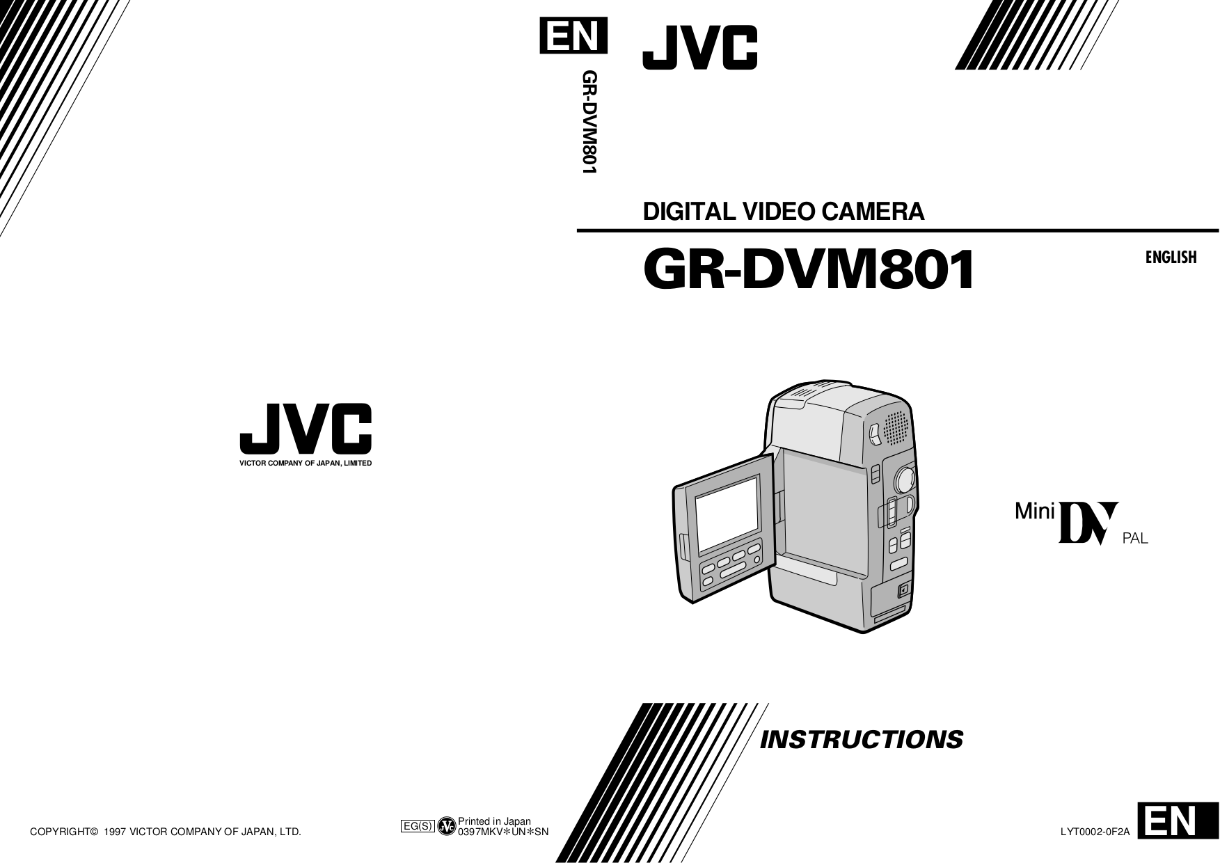 PDF manual for JVC Camcorders GRDVM1