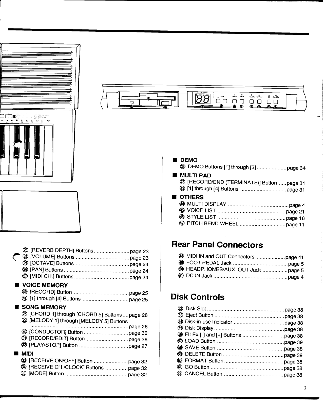 PDF manual for Yamaha Music Keyboard PSR-37