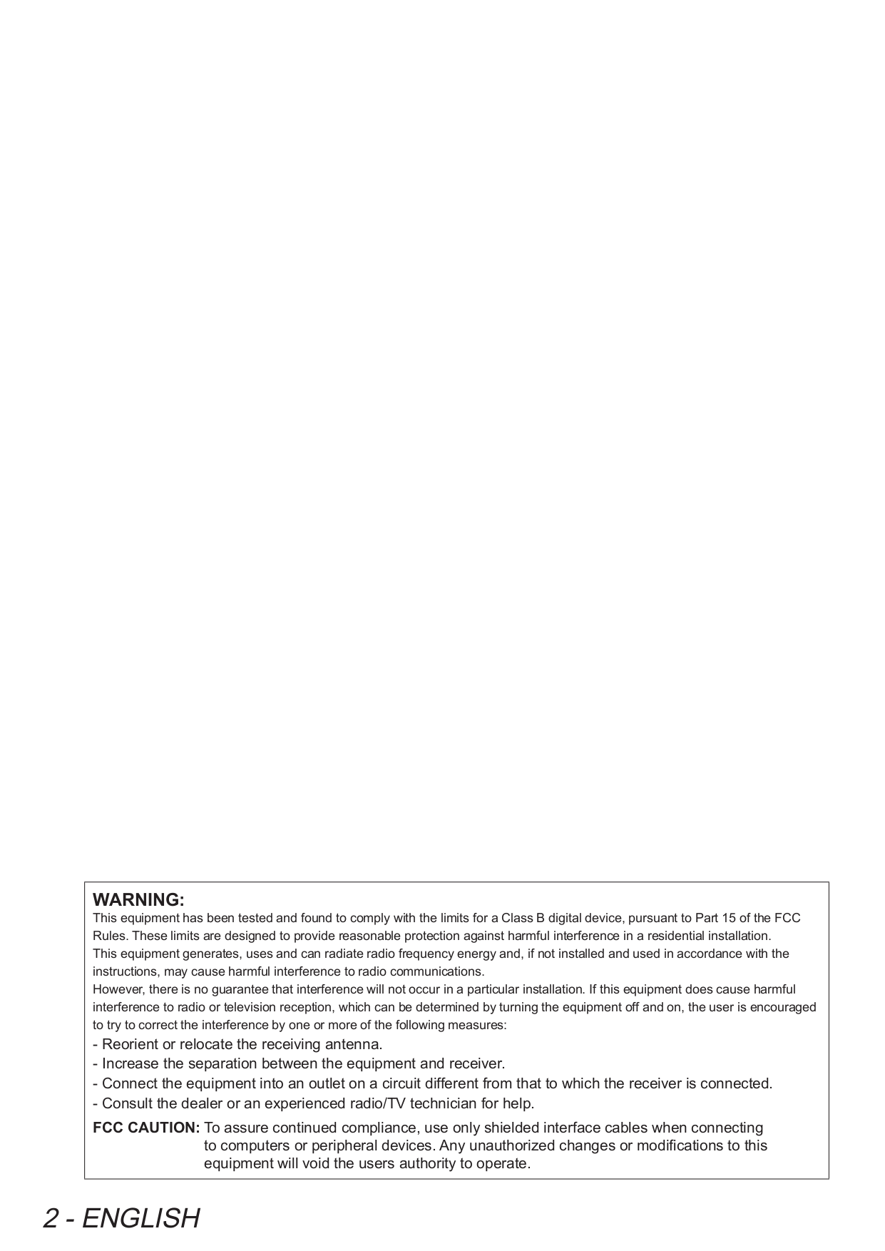 PDF manual for Panasonic Projector PTAR100U