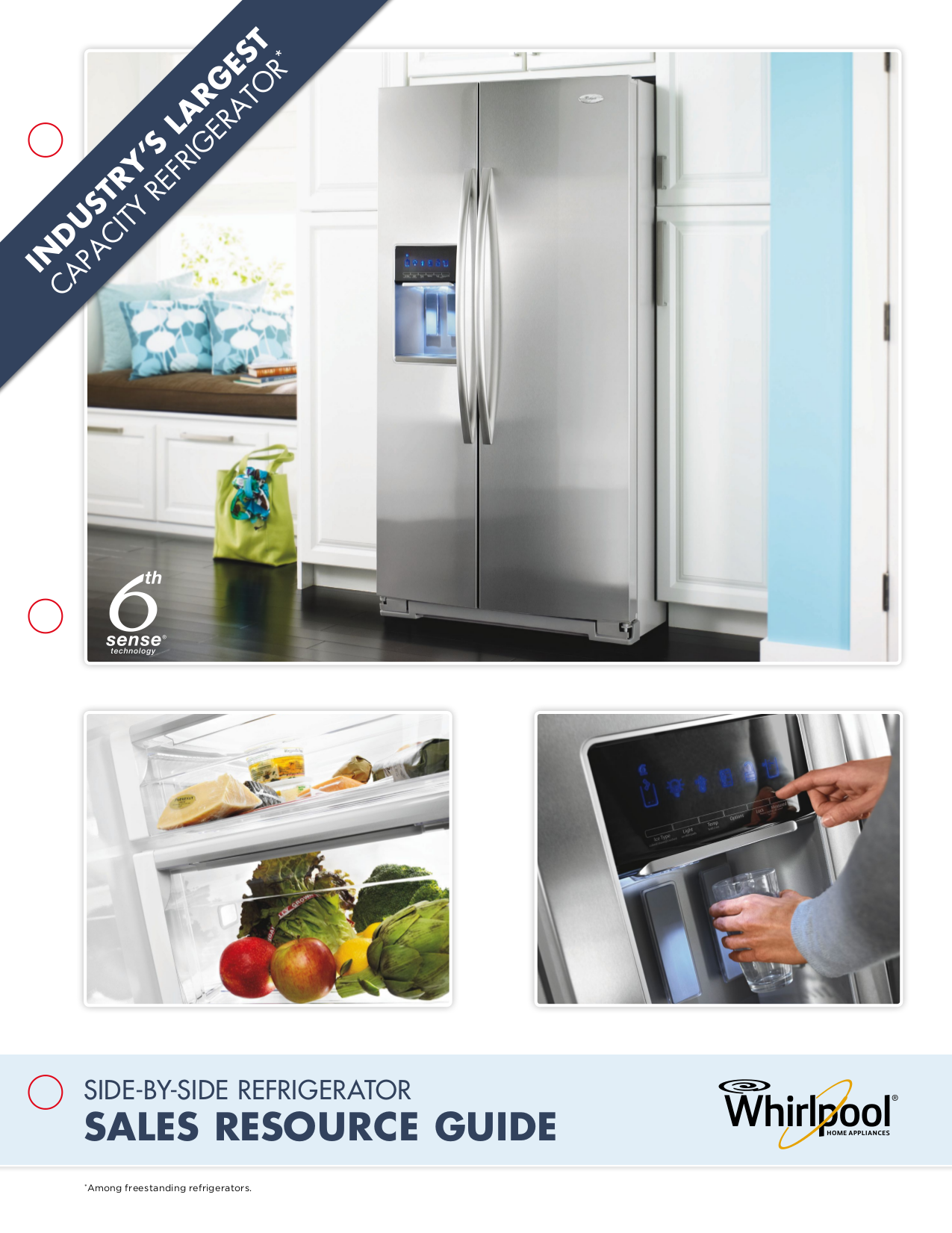 Download free pdf for Whirlpool Gold GS5VHAXW Refrigerator manual