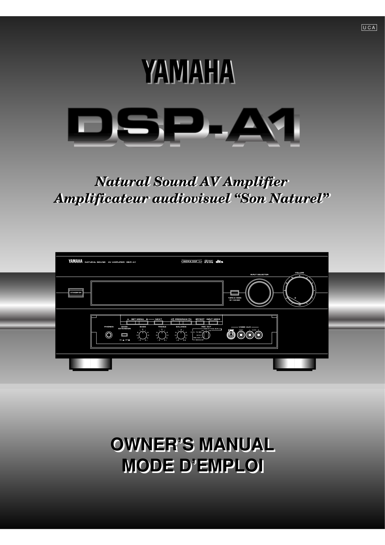 Download free pdf for Yamaha DSP-AX1 Amp manual