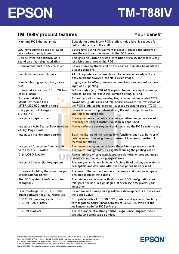 Pdf Manual For Epson Printer Tm T88iv 4521