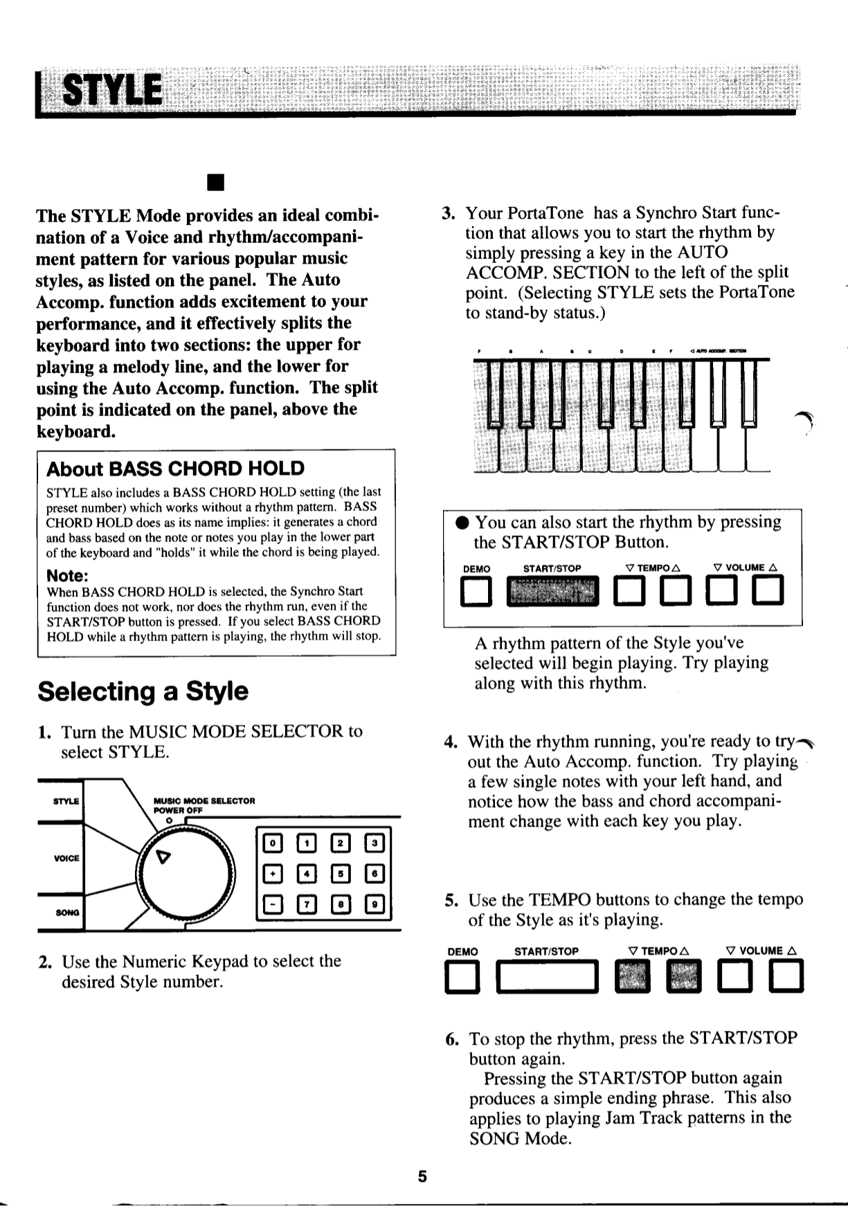 PDF manual for Yamaha Music Keyboard P-150