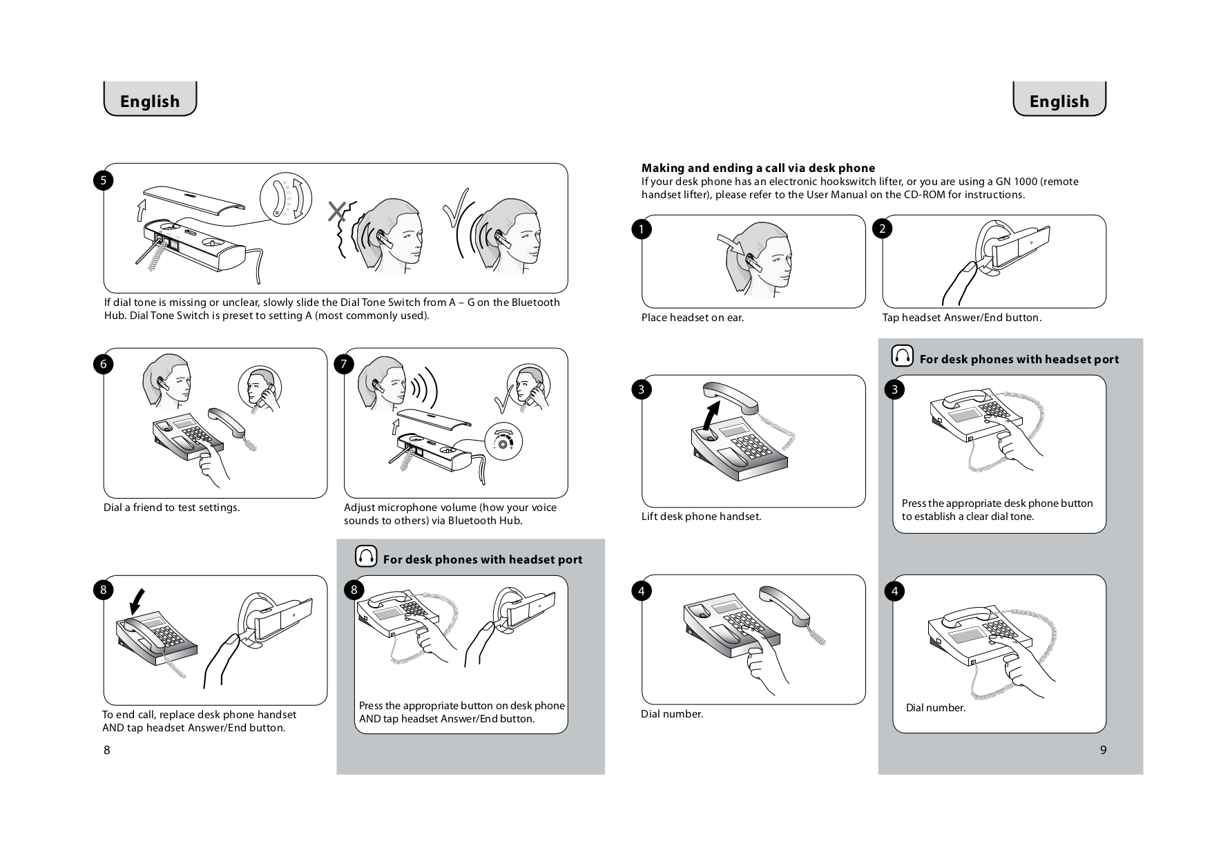 PDF manual for Jabra Headset BT5010