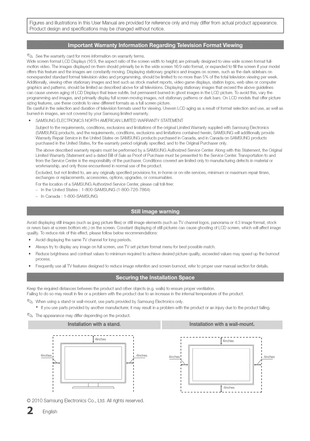 PDF manual for Samsung TV LN60C630