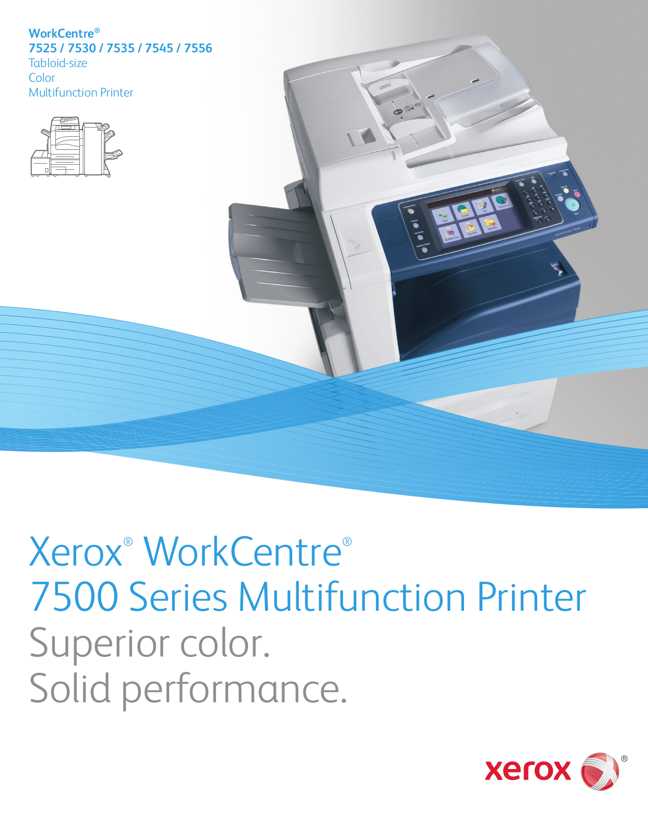 Download free pdf for Xerox WorkCentre WC7535 Multifunction Printer manual