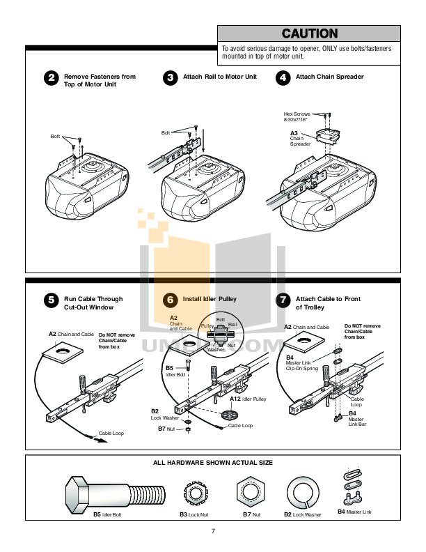 PDF manual for Chamberlain Other Whisper Drive 940D01 Wireless keyless