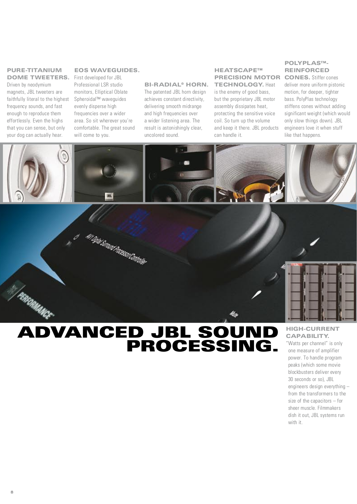 PDF manual for JBL Subwoofer ES250P
