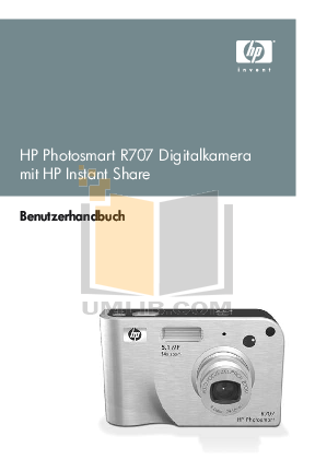 HP Digital Camera Photosmart R707 pdf page preview
