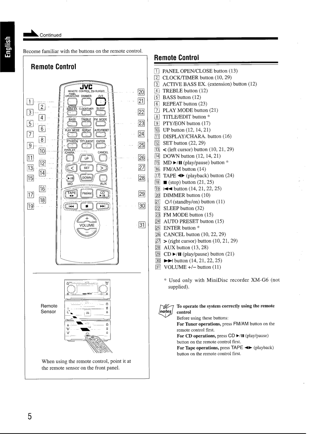PDF manual for JVC Tape Deck XTUXG6