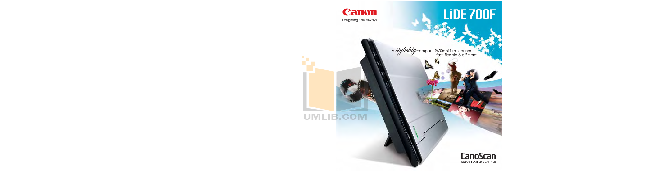 pdf for Canon Scanner CanoScan LiDE 700F manual