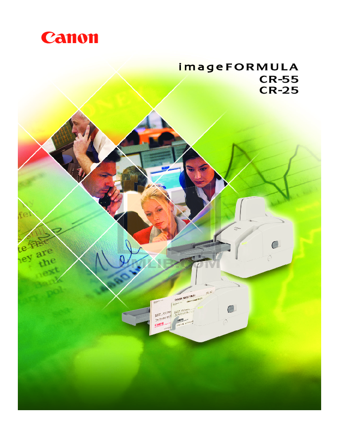 Canon Scanner imageFORMULA CR-55 pdf page preview