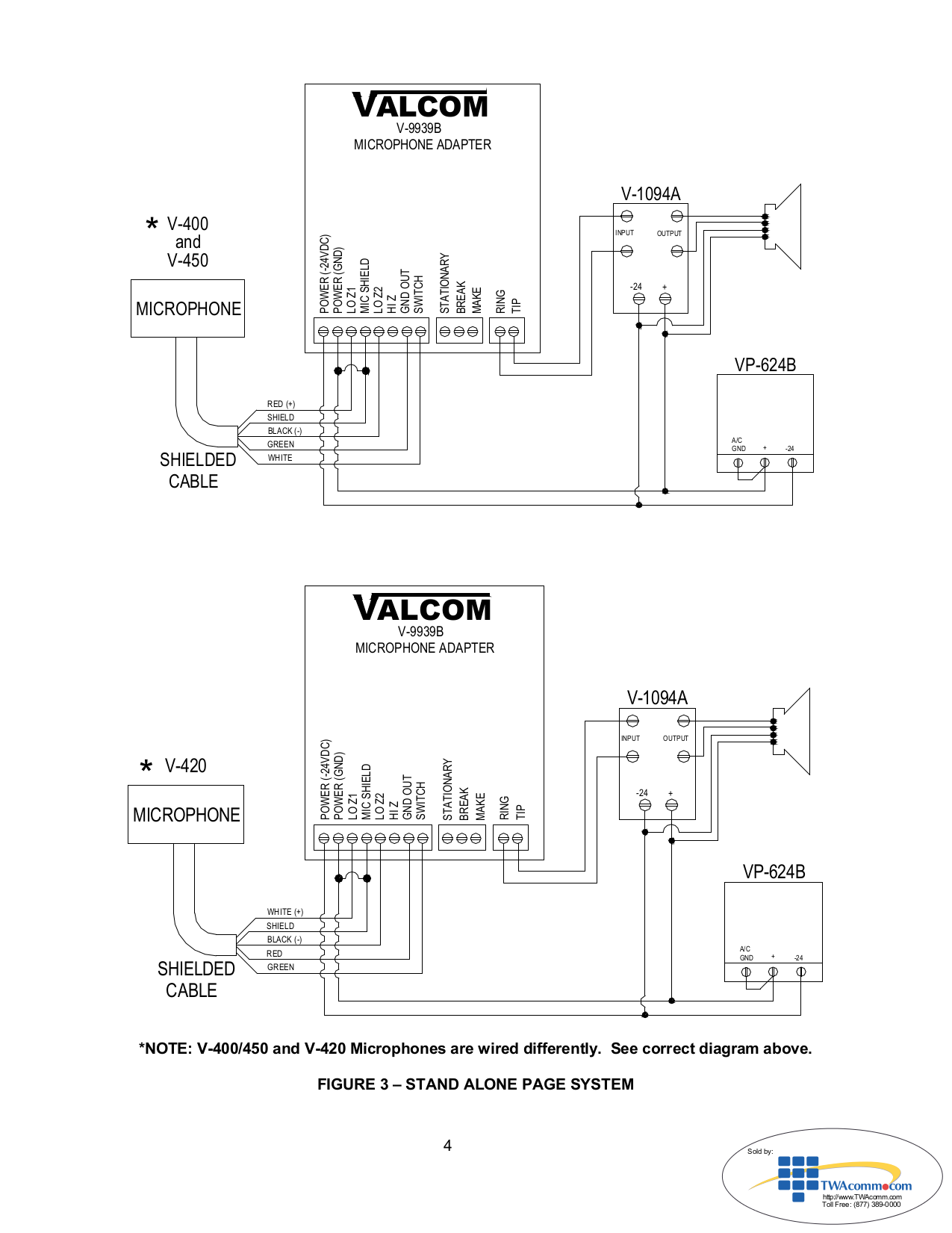 PDF manual for Speaker V1072AST