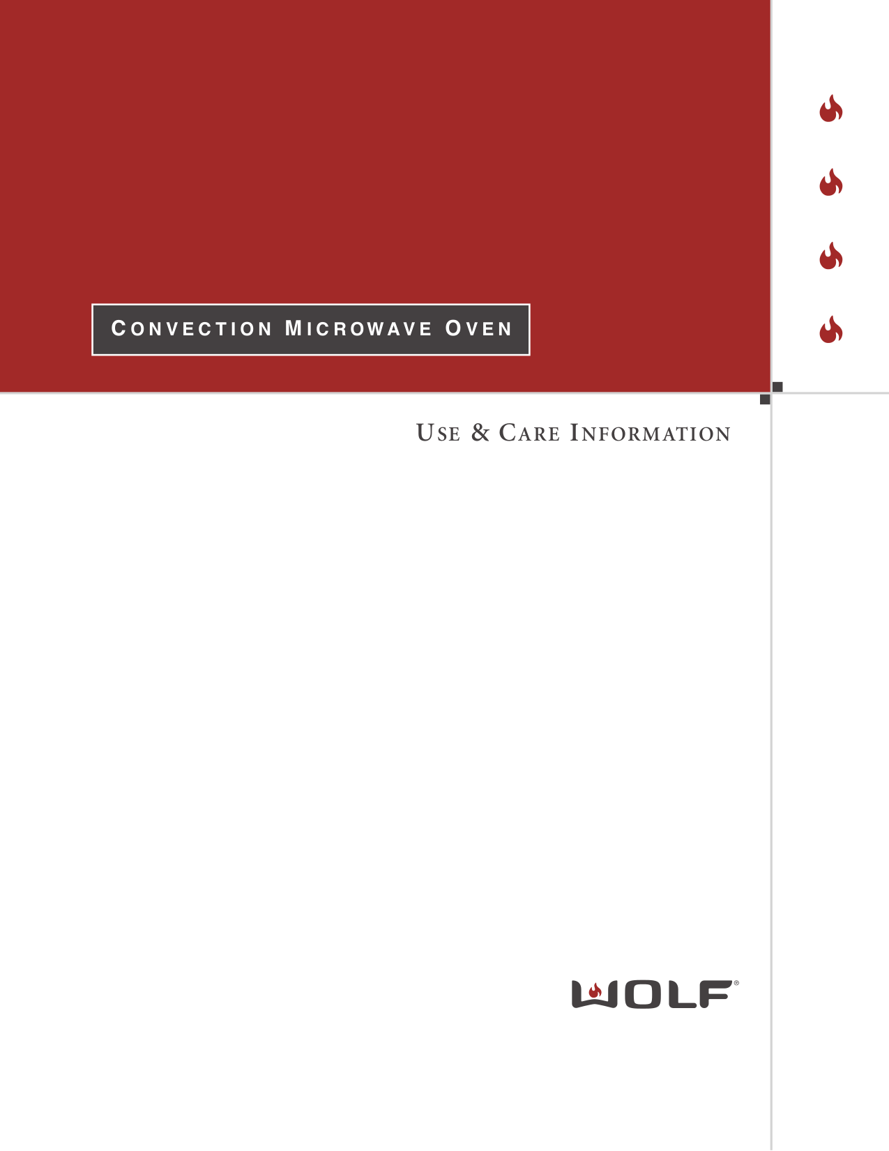 Download free pdf for Wolf MWC24 Oven manual