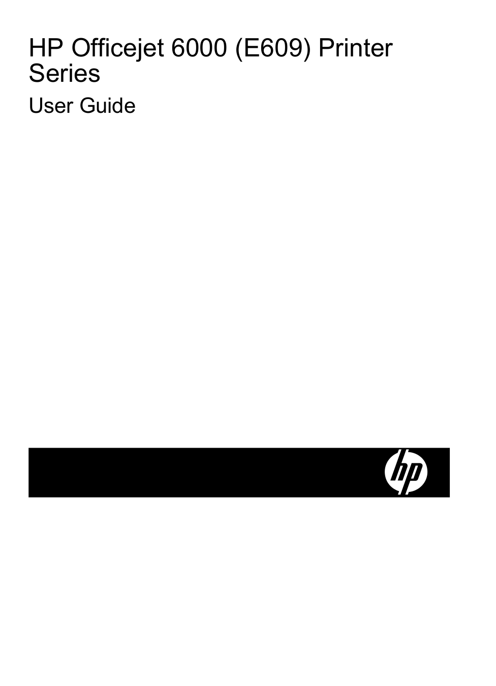 PDF manual for HP Printer Officejet 6000