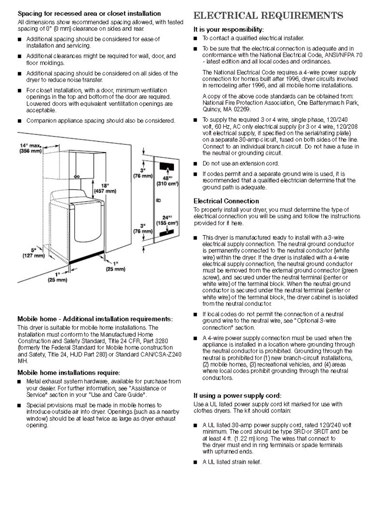 PDF manual for Maytag Dryer MEDB850Y