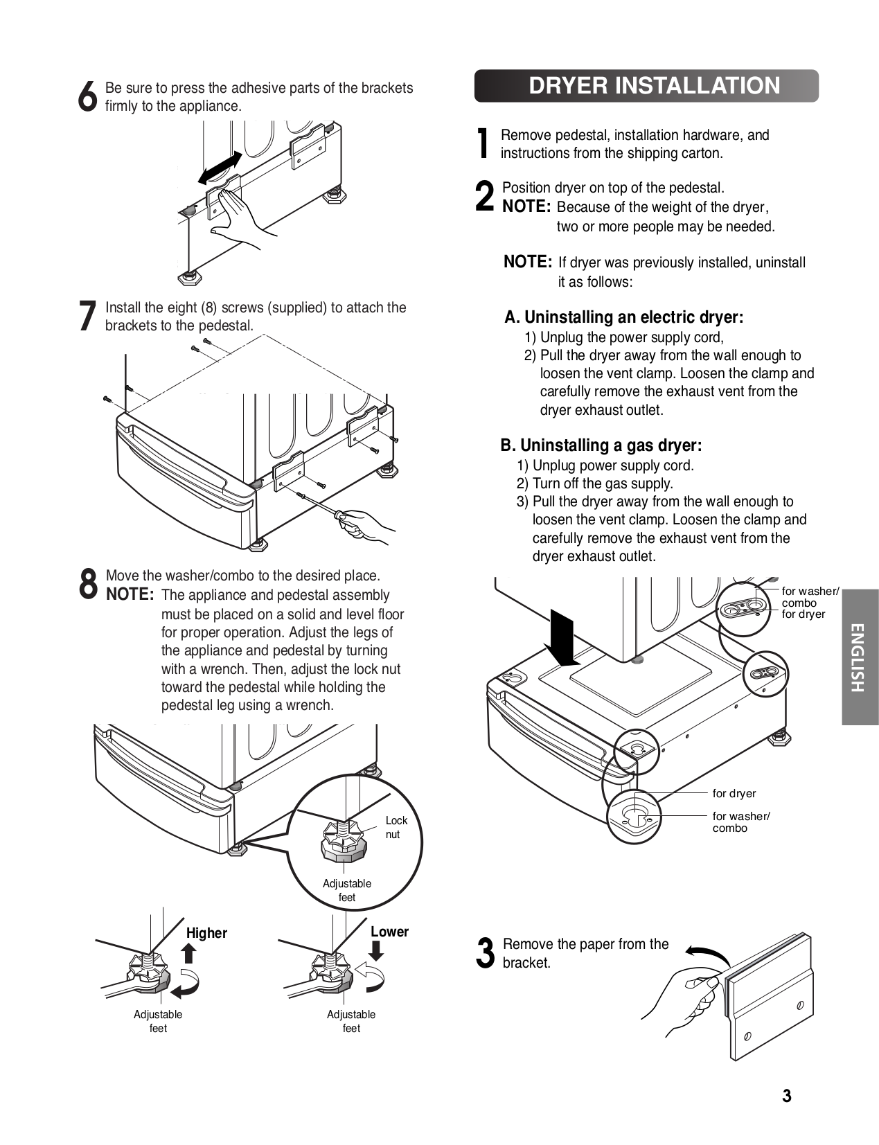 PDF manual for LG Washer WM2050CW