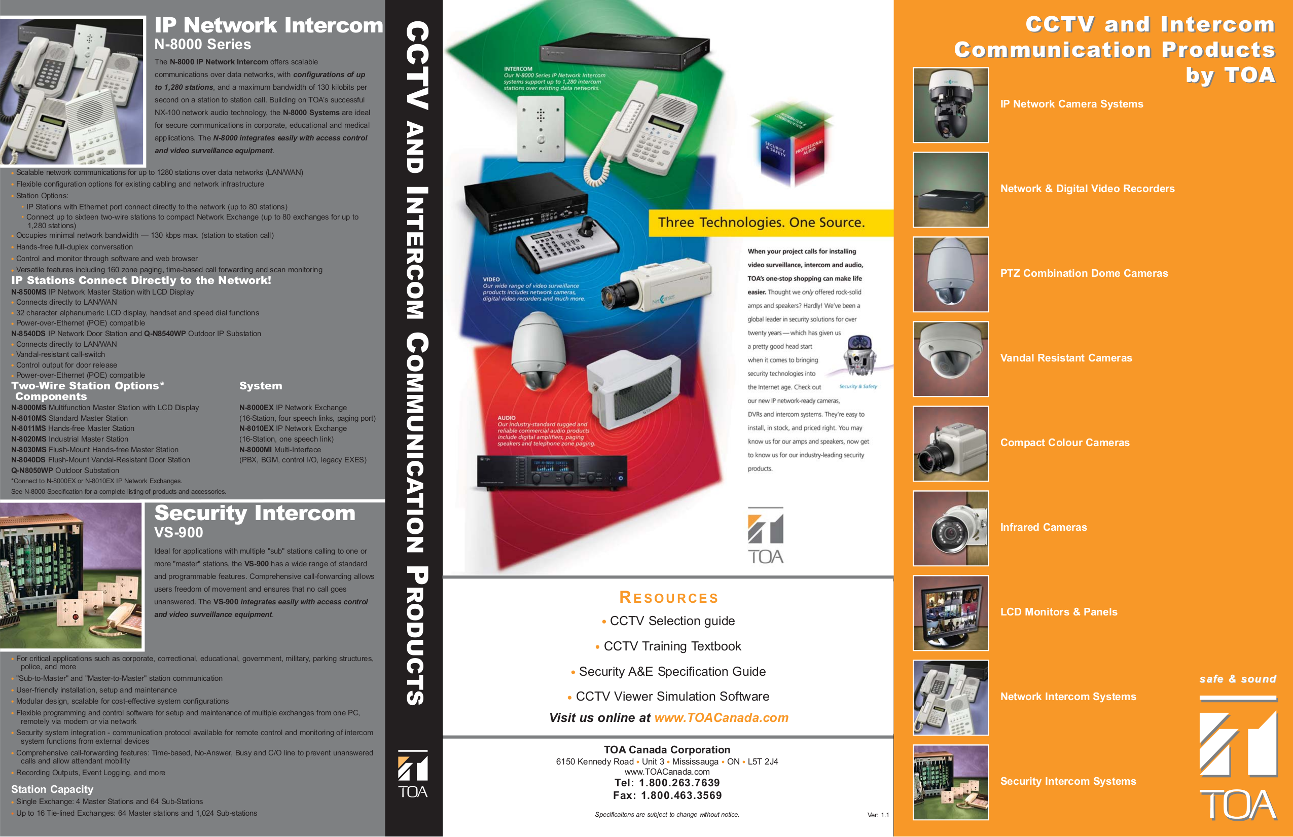pdf for Toa Security Camera C-CV24-2 manual