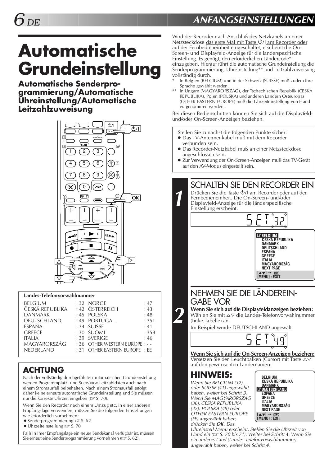 PDF manual for JVC VCR HM-DR10000EU