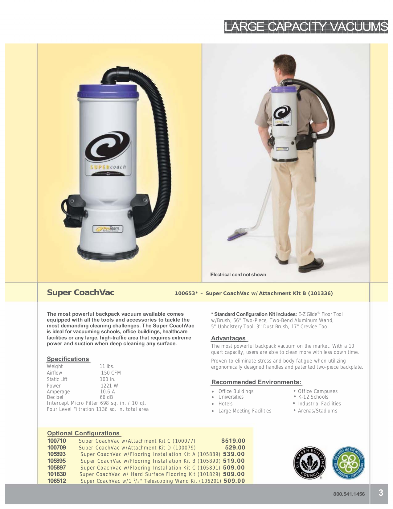 PDF manual for ProTeam Vacuum Super CoachVac