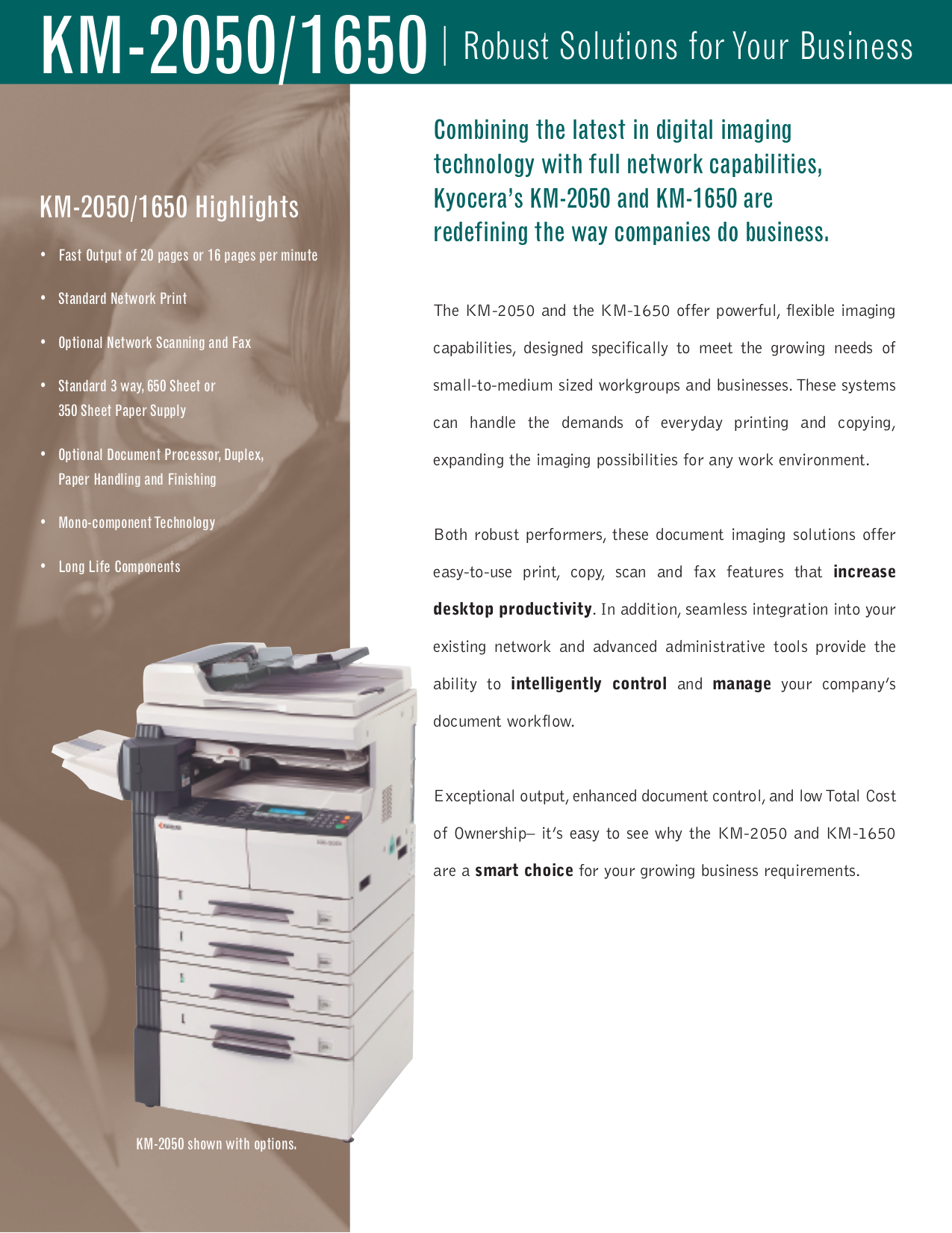 PDF manual for Kyocera Multifunction Printer Mita KM2050