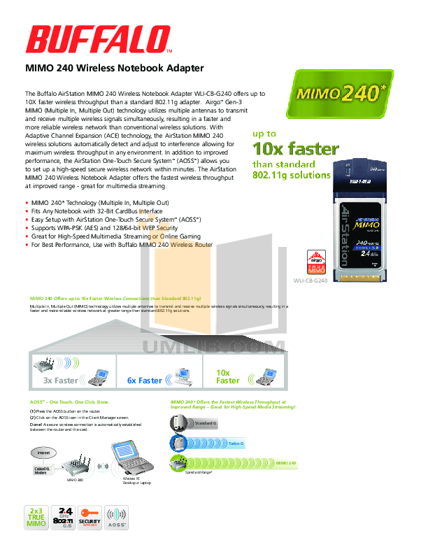 Download Free Pdf For Buffalo Whr G54s Wireless Router Manual