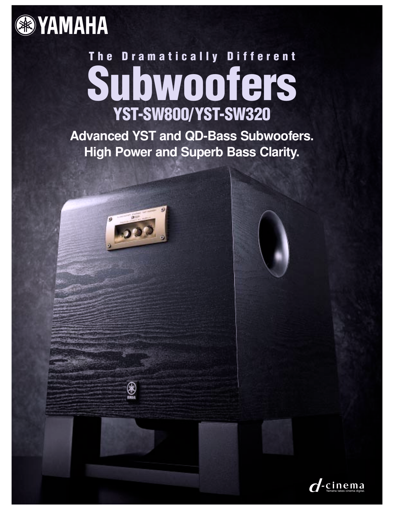 PDF manual for Yamaha Subwoofer YSTSW800