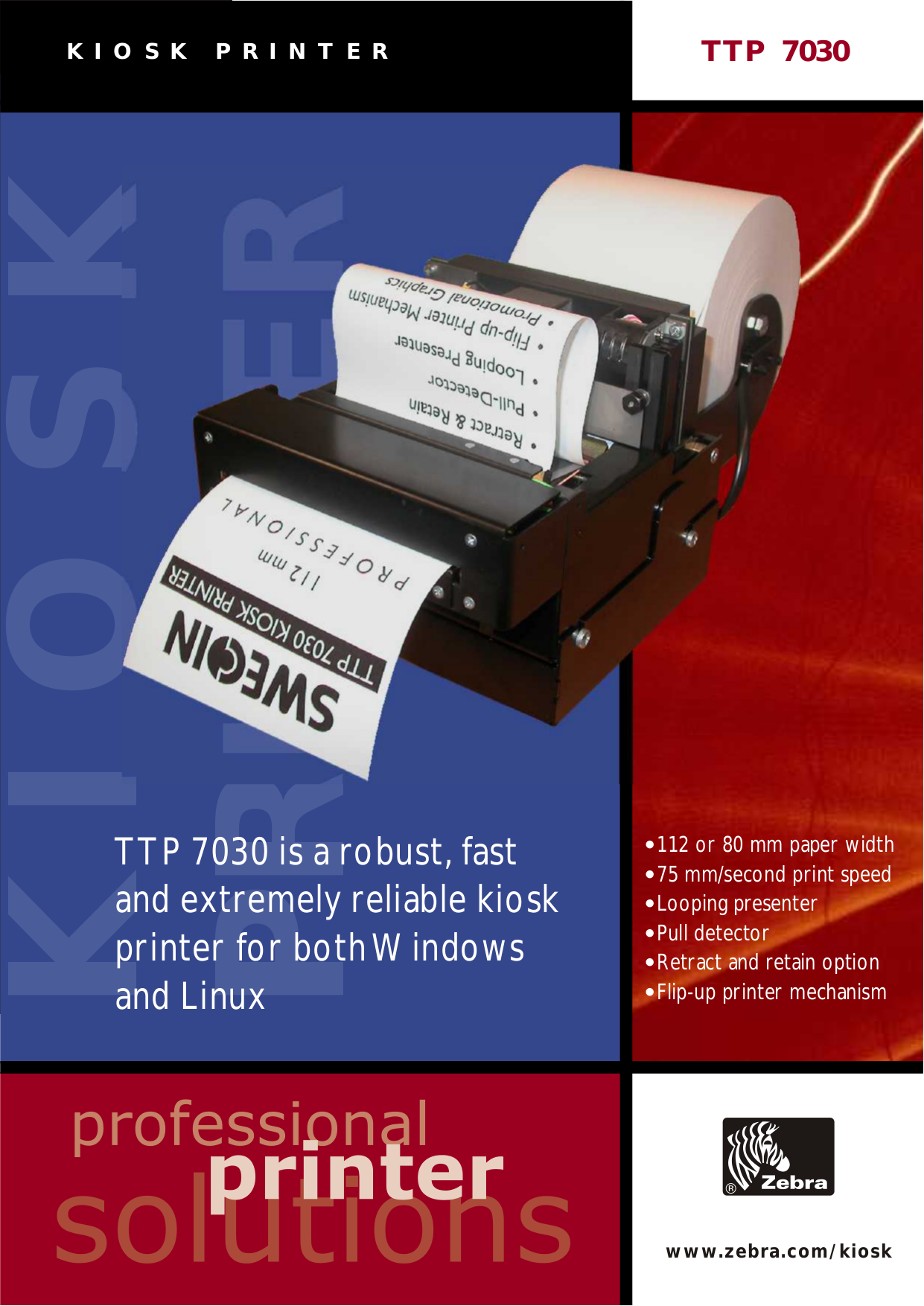 Download free pdf for Zebra TTP7030 Printer manual