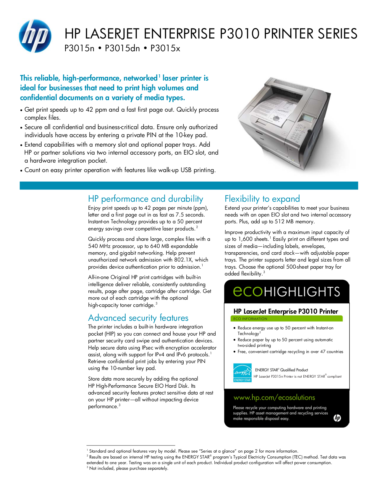 PDF manual for HP Printer Laserjet,Color Laserjet P3015n