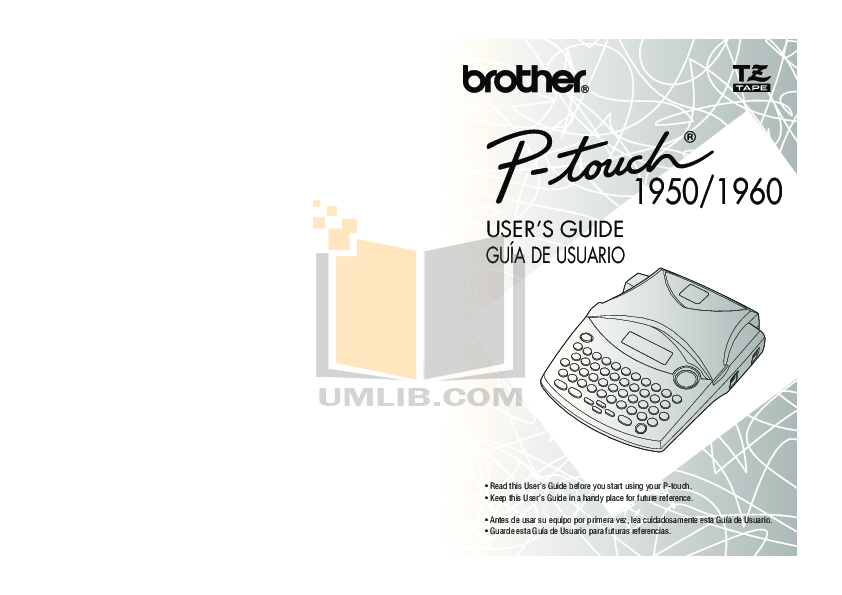 Download free pdf for Brother PT-300 Printer manual