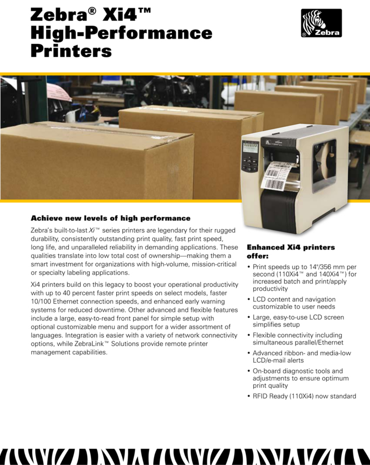 Download free pdf for Zebra 140Xi4 Printer manual