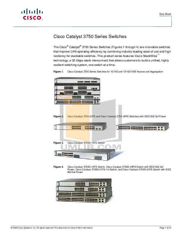 Download Free Pdf For Cisco Catalyst 3750G 48TS Switch Manual