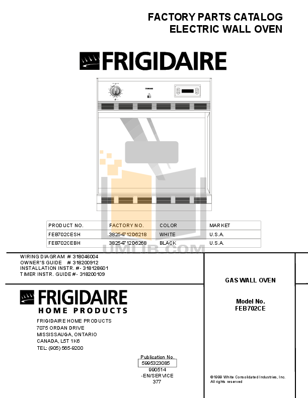 Frigidaire Professional Double Oven Manual