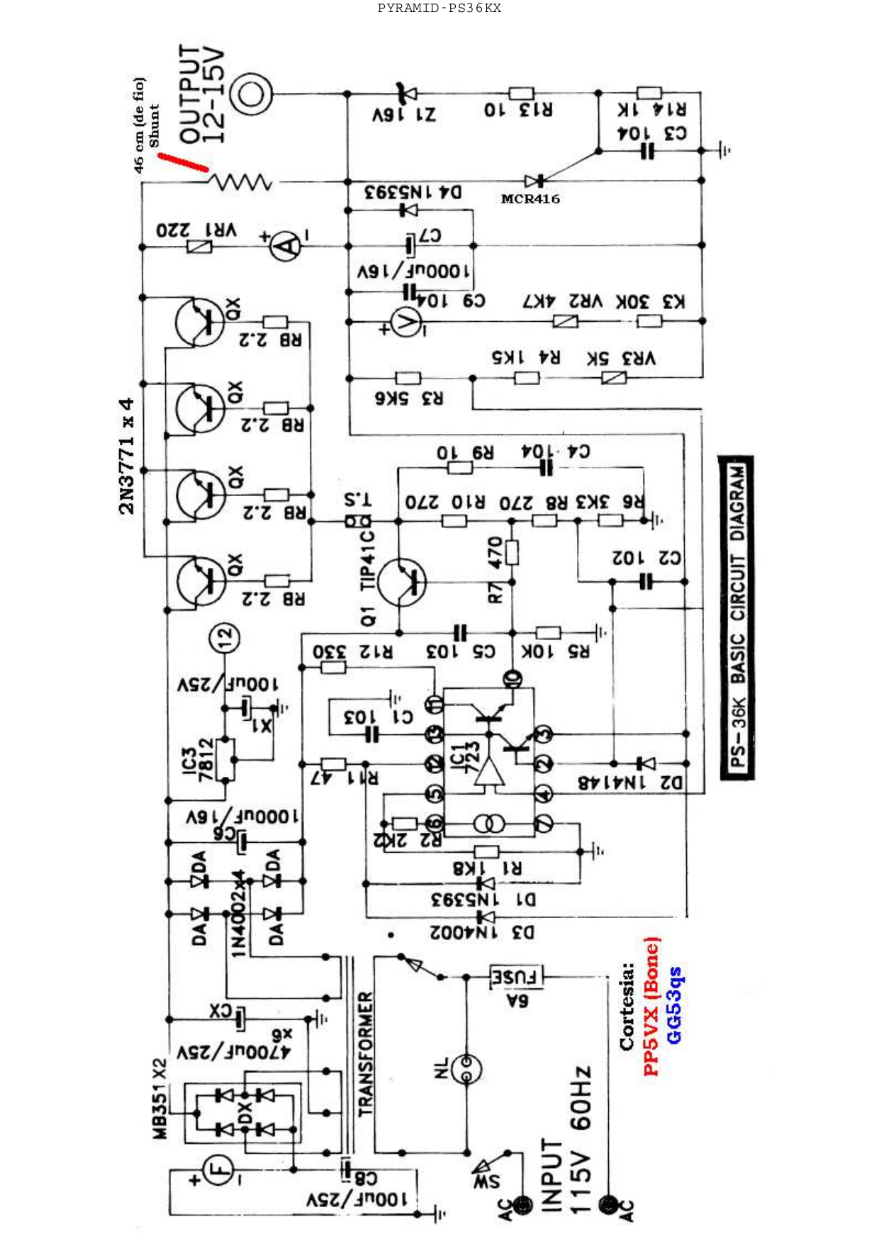 Pyramid Power Supply Schematic
