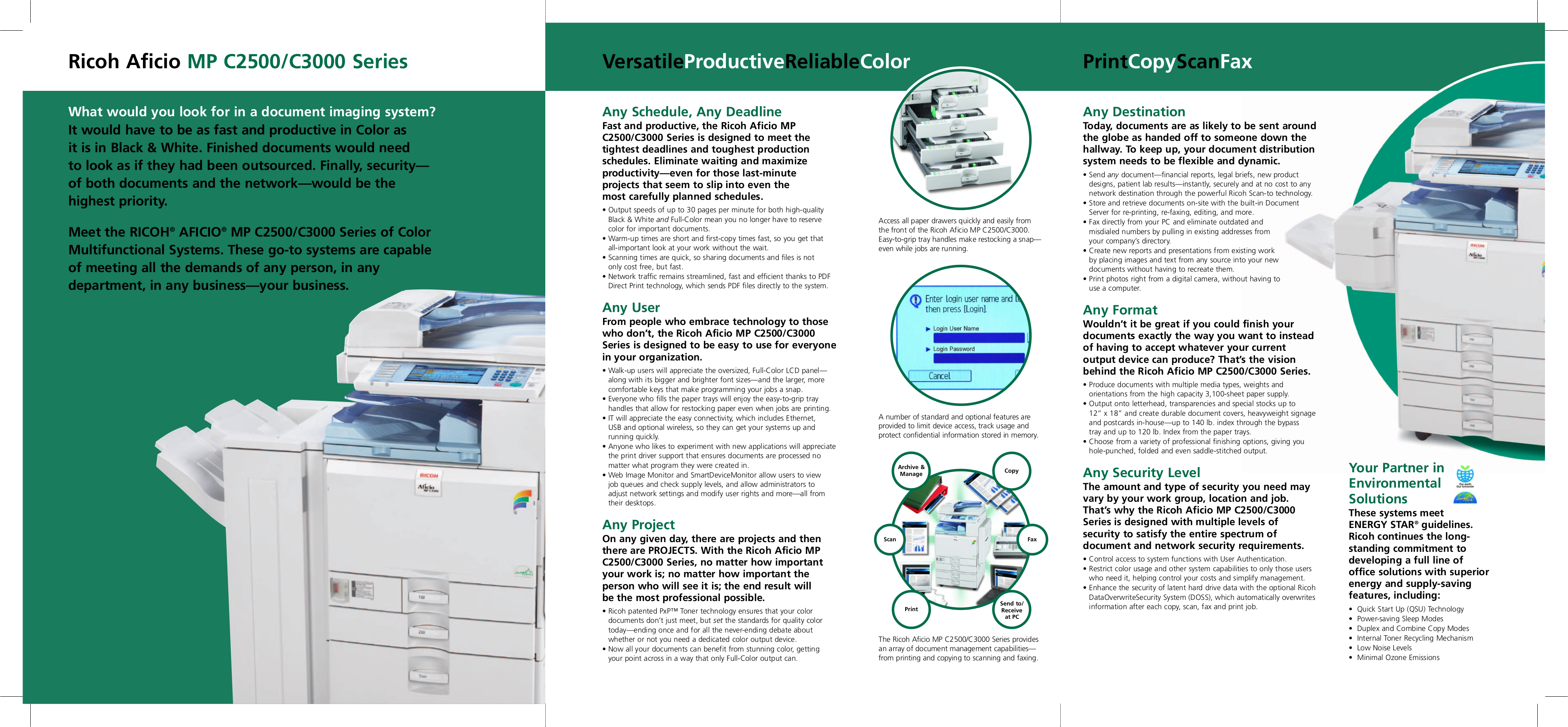 PDF manual for Ricoh Multifunction Printer Aficio C2500