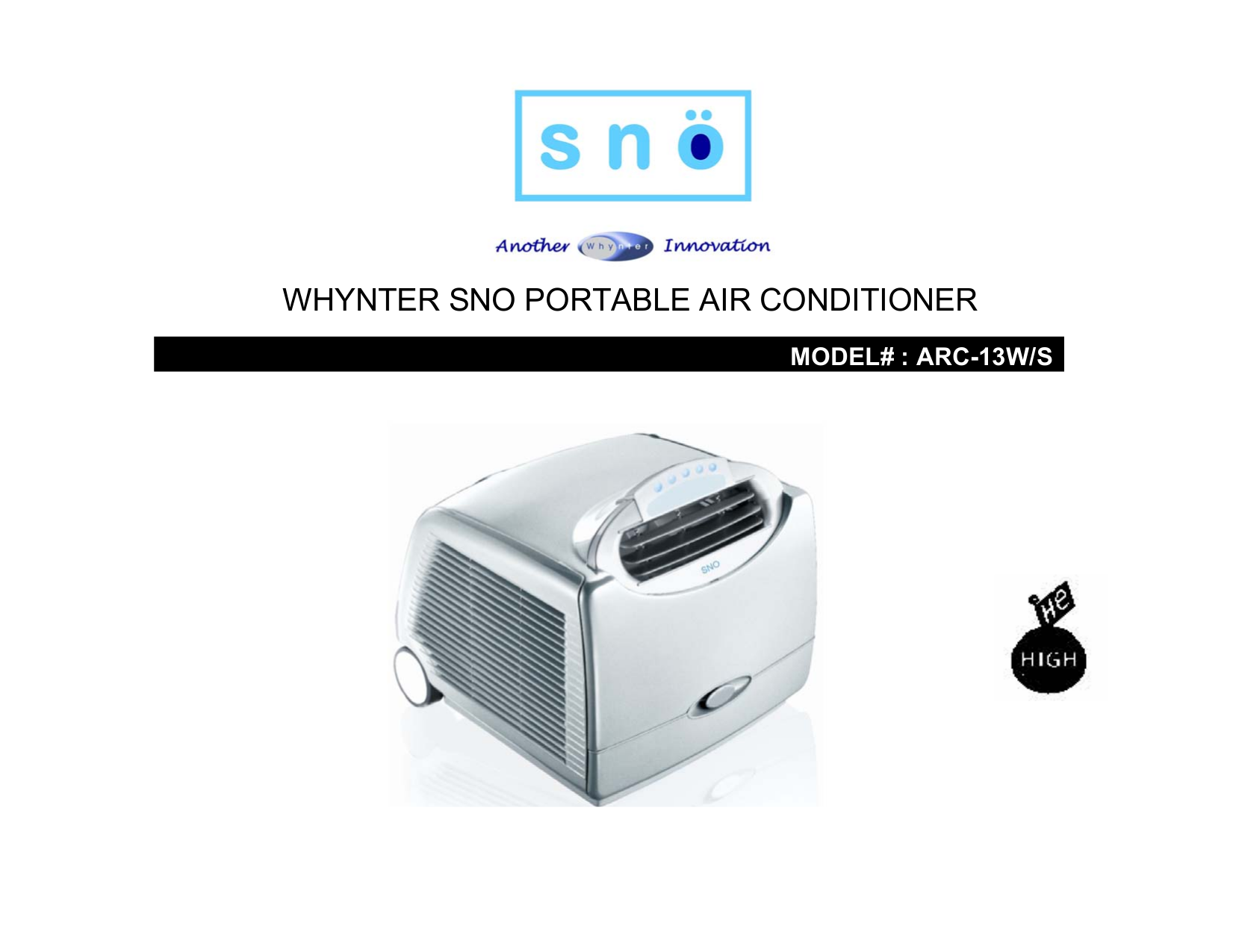 Download free pdf for Whynter ARC14S Air Conditioner manual