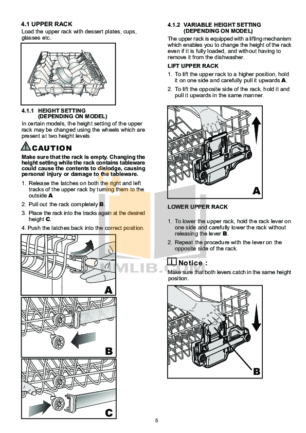 PDF manual for Blomberg Dishwasher DW14110