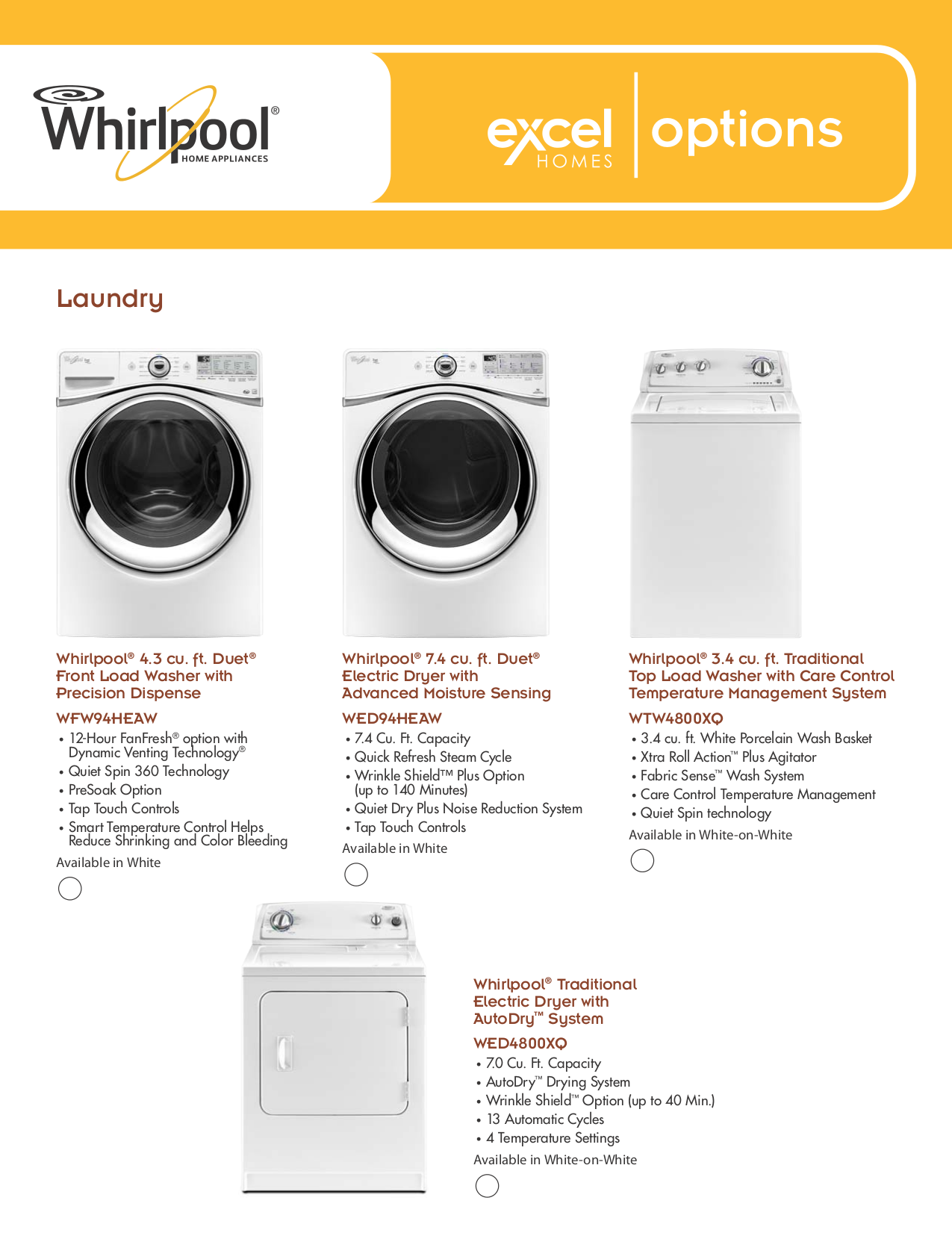 PDF manual for Whirlpool Refrigerator ED5FHEXV