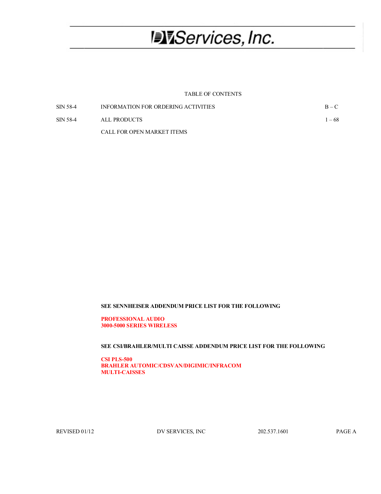 Telex Other CSI-200 IntercomSystem pdf page preview