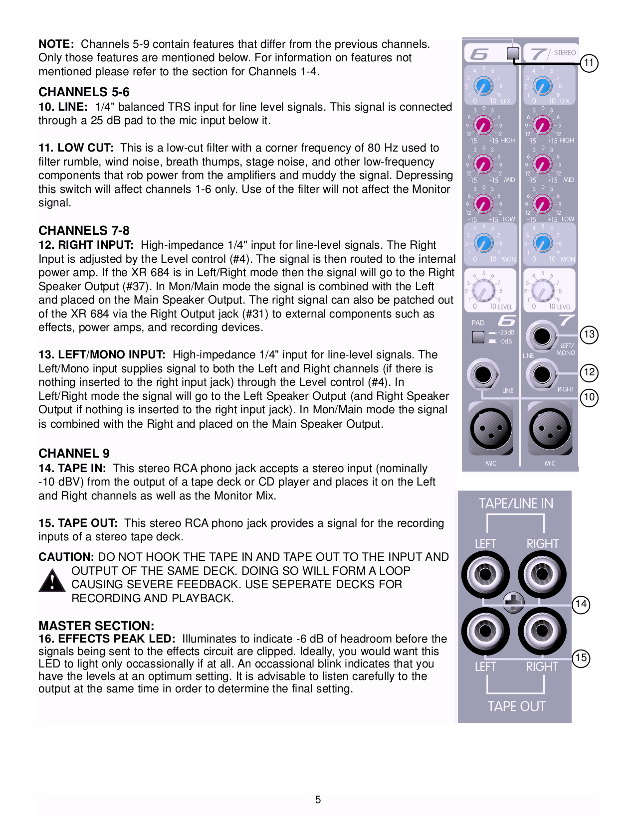 PDF manual for Peavey Amp XR 400