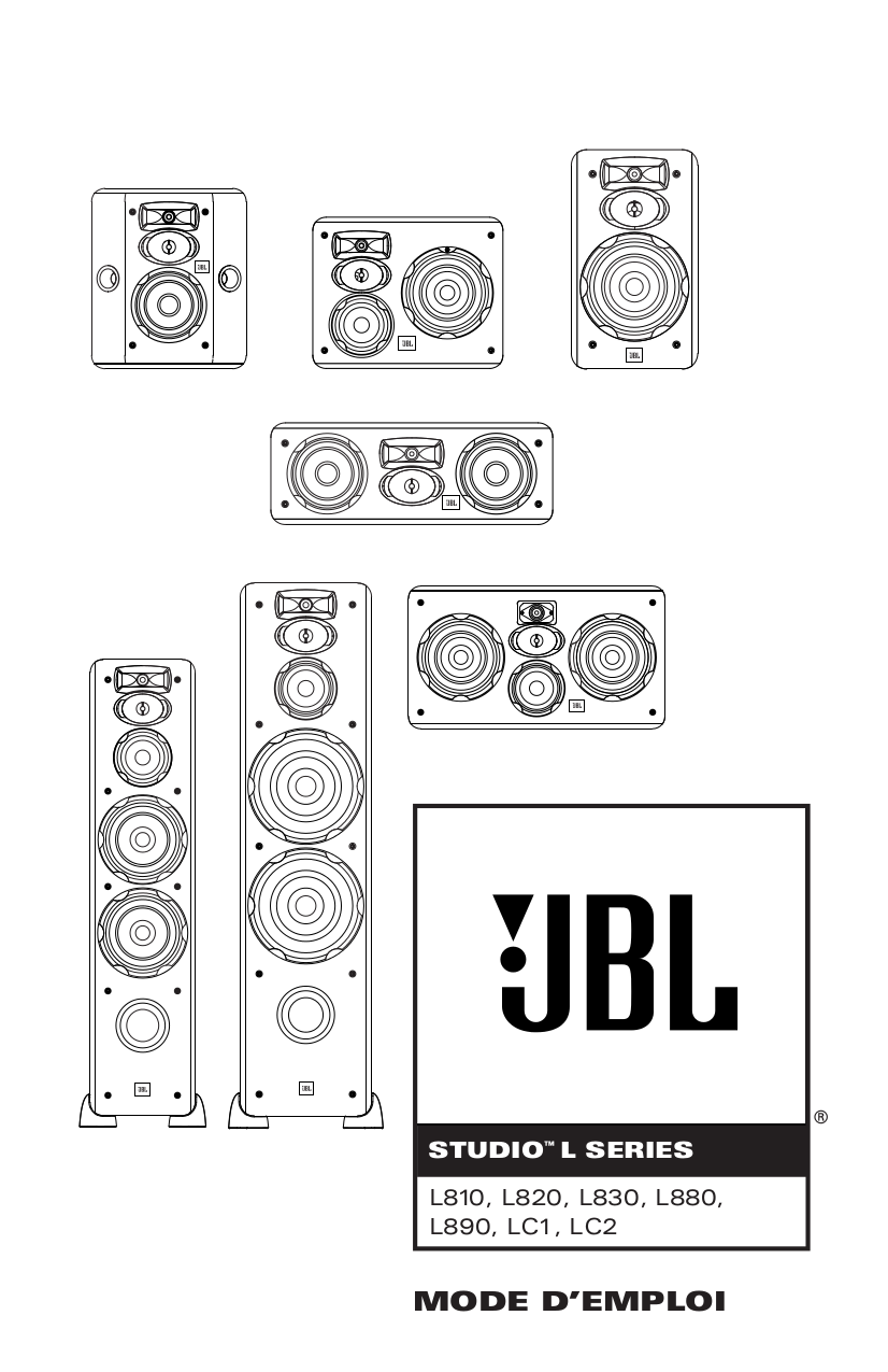 Download free pdf for JBL JBL830 Speaker manual