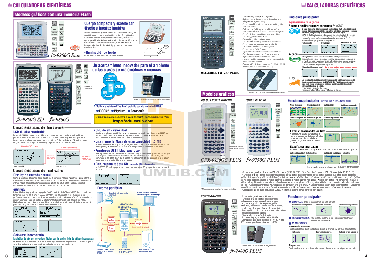 PDF manual for Casio Calculator DR270TM